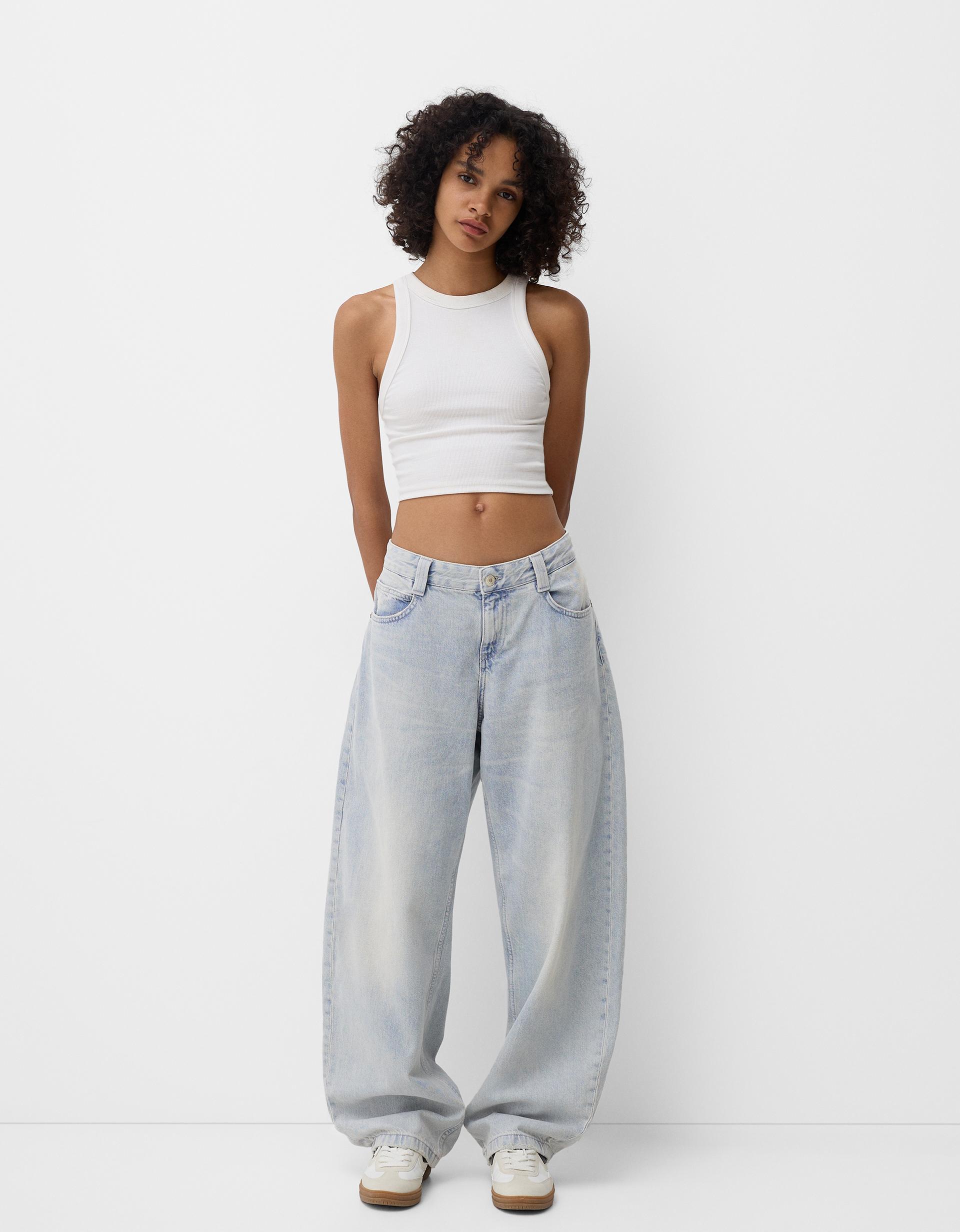 Baggy Jeans Le Fameux Pantalon Bershka Pantalon Slouchy Bershka