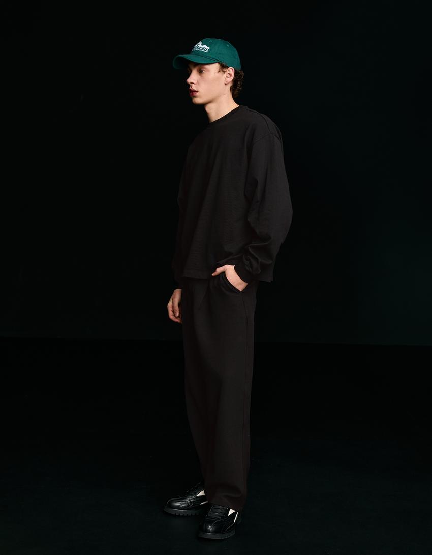 Long sleeve T-shirt-Black