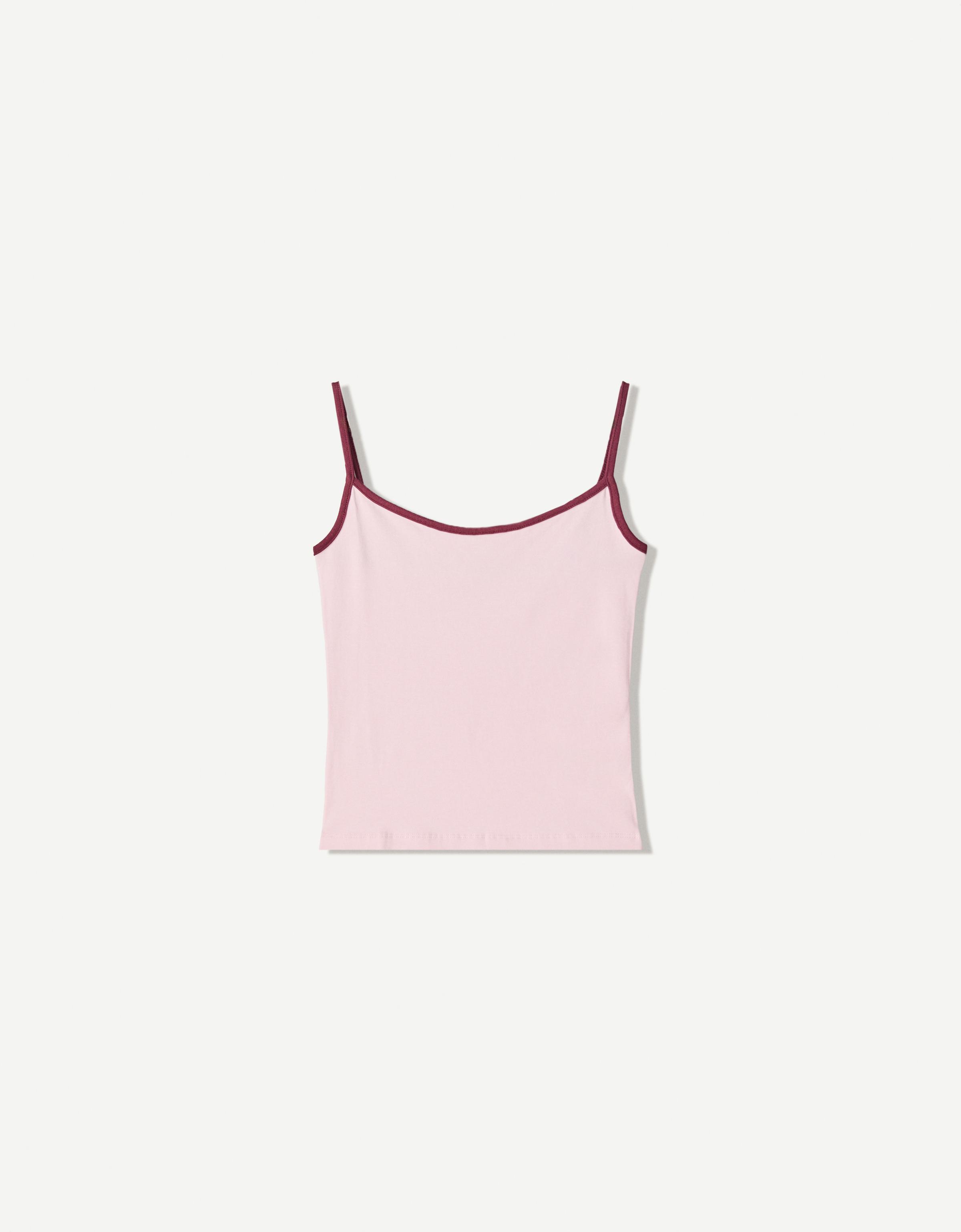 Pink strappy top