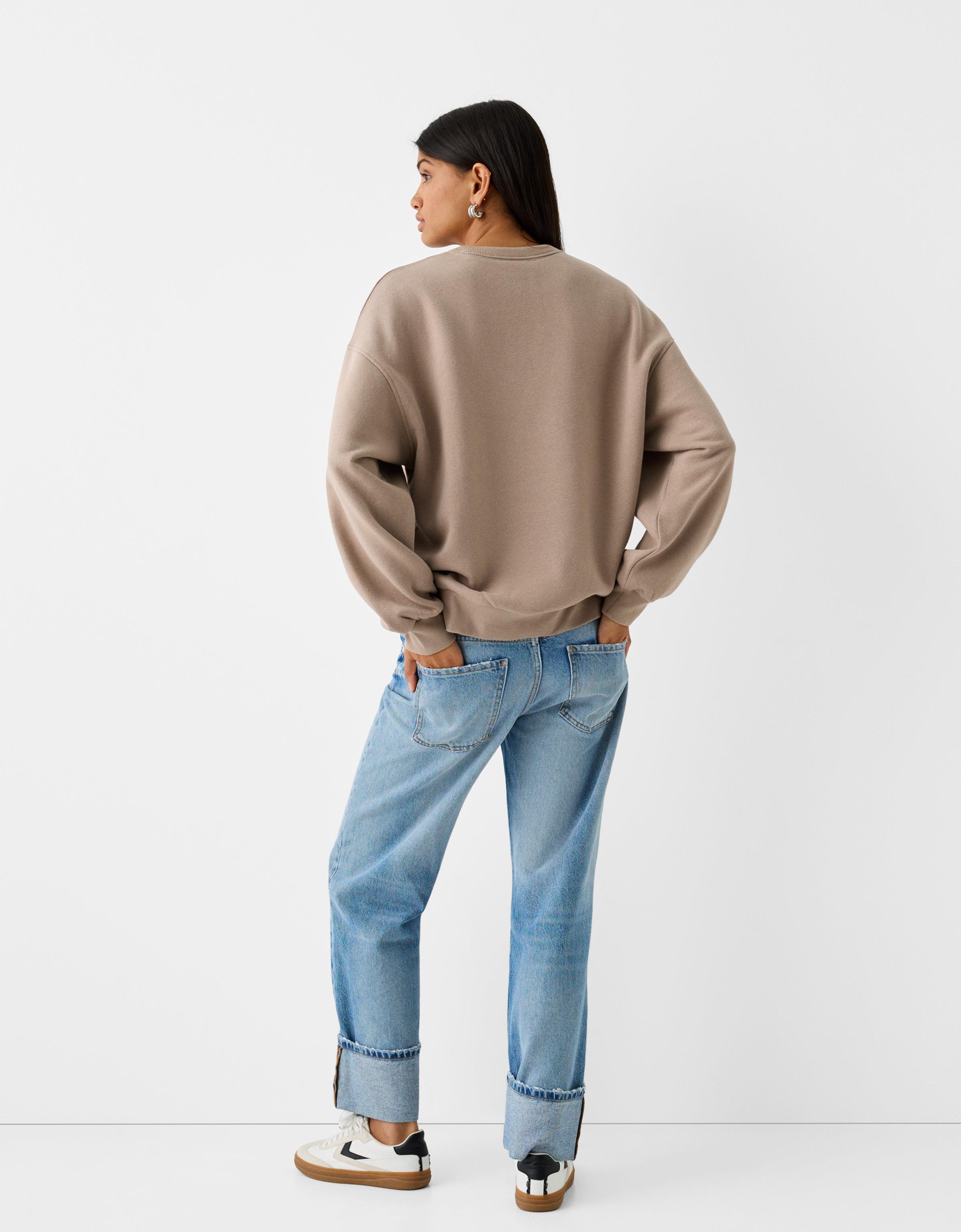 Bershka oversize sweatshirt best sale