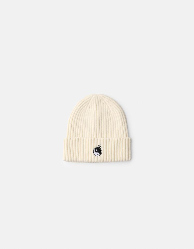 Embroidered beanie