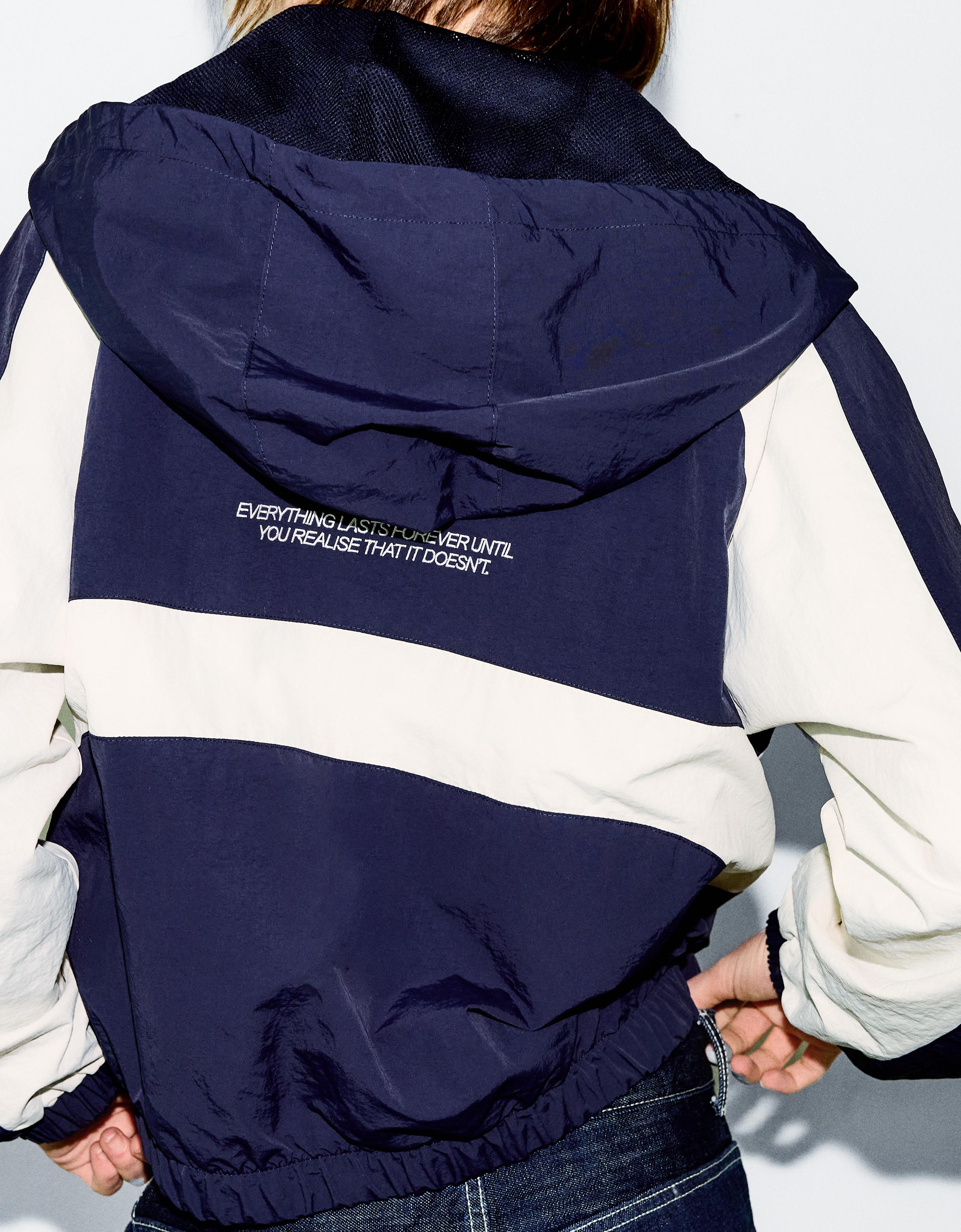 Technical jacket with hood - Jackets and blazers - BSK Teen Technical jacket with hood - Jackets and blazers - BSK Teen