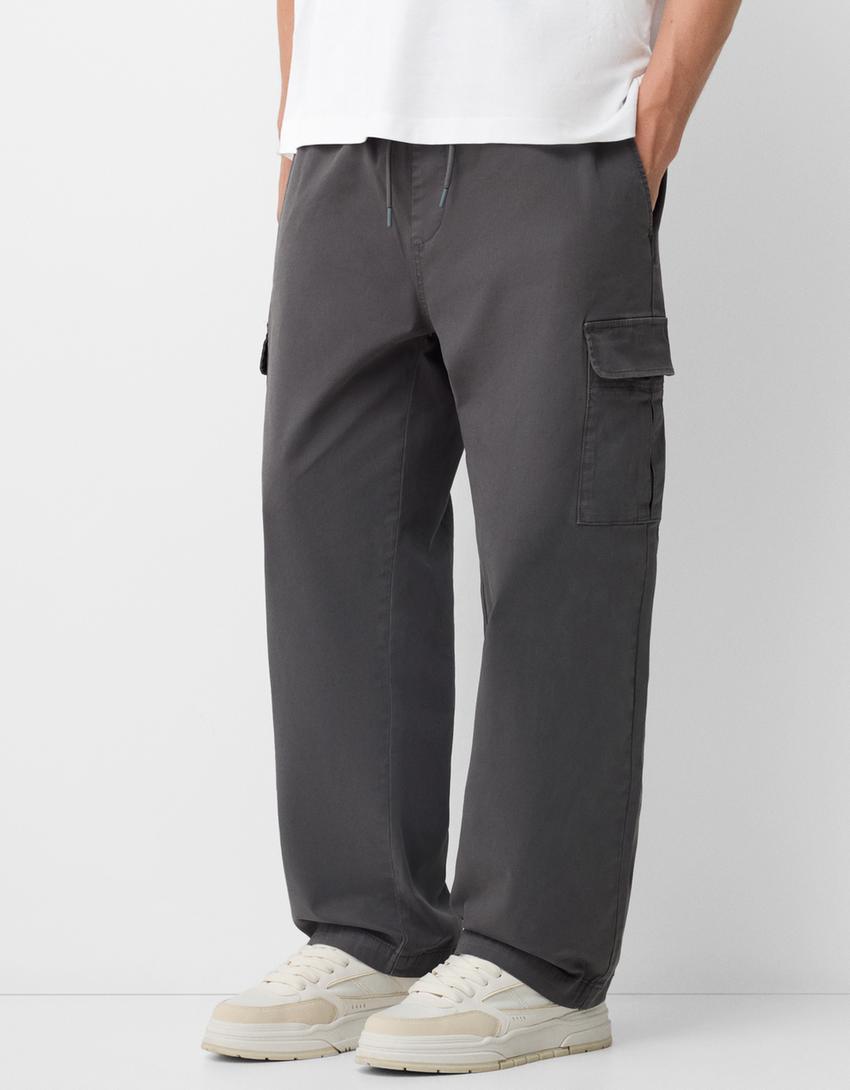 Pantalón jogger cargo-Gris oscuro-4
