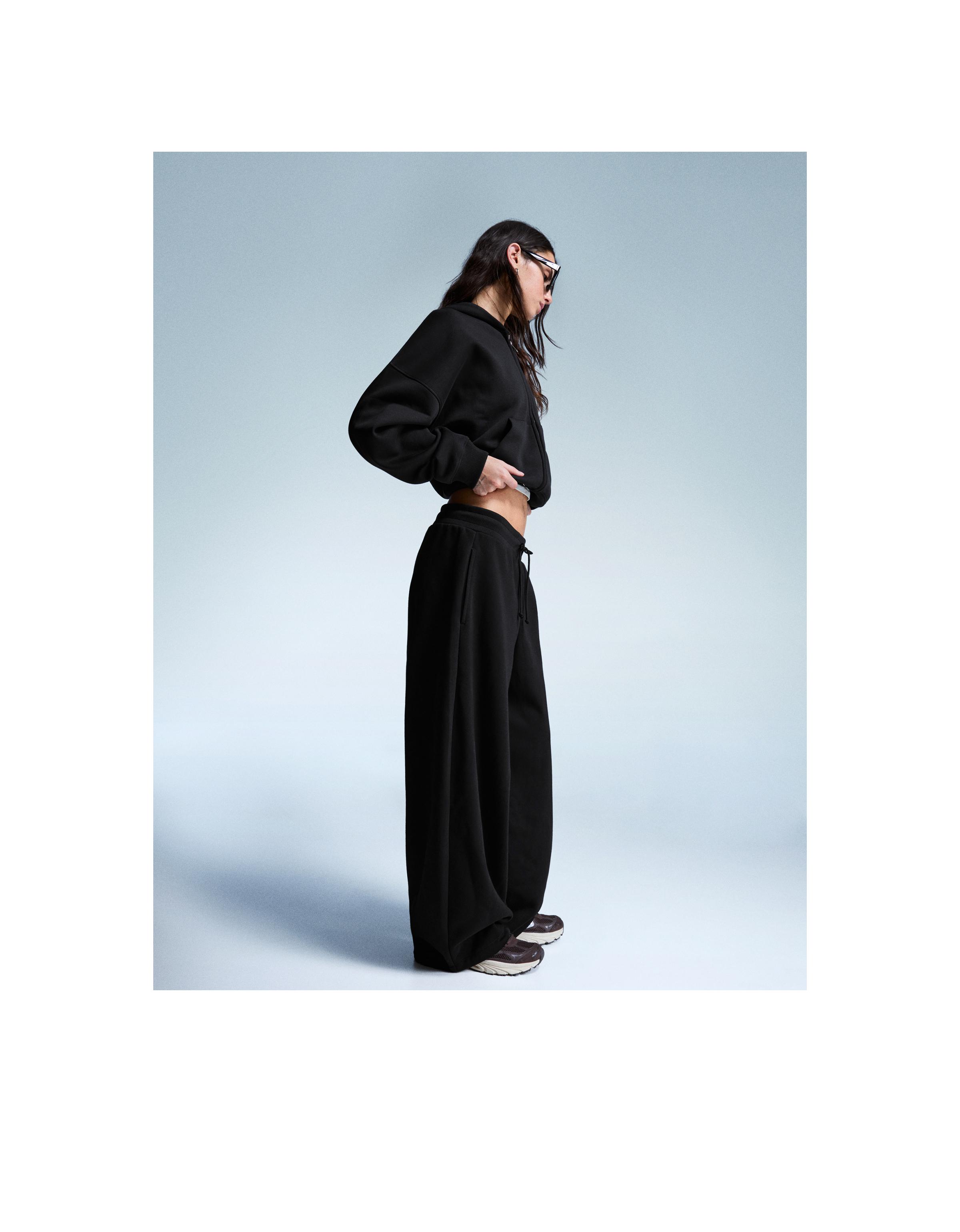 Stoperli barrel fit şardonlu pantolon - Görsel 156