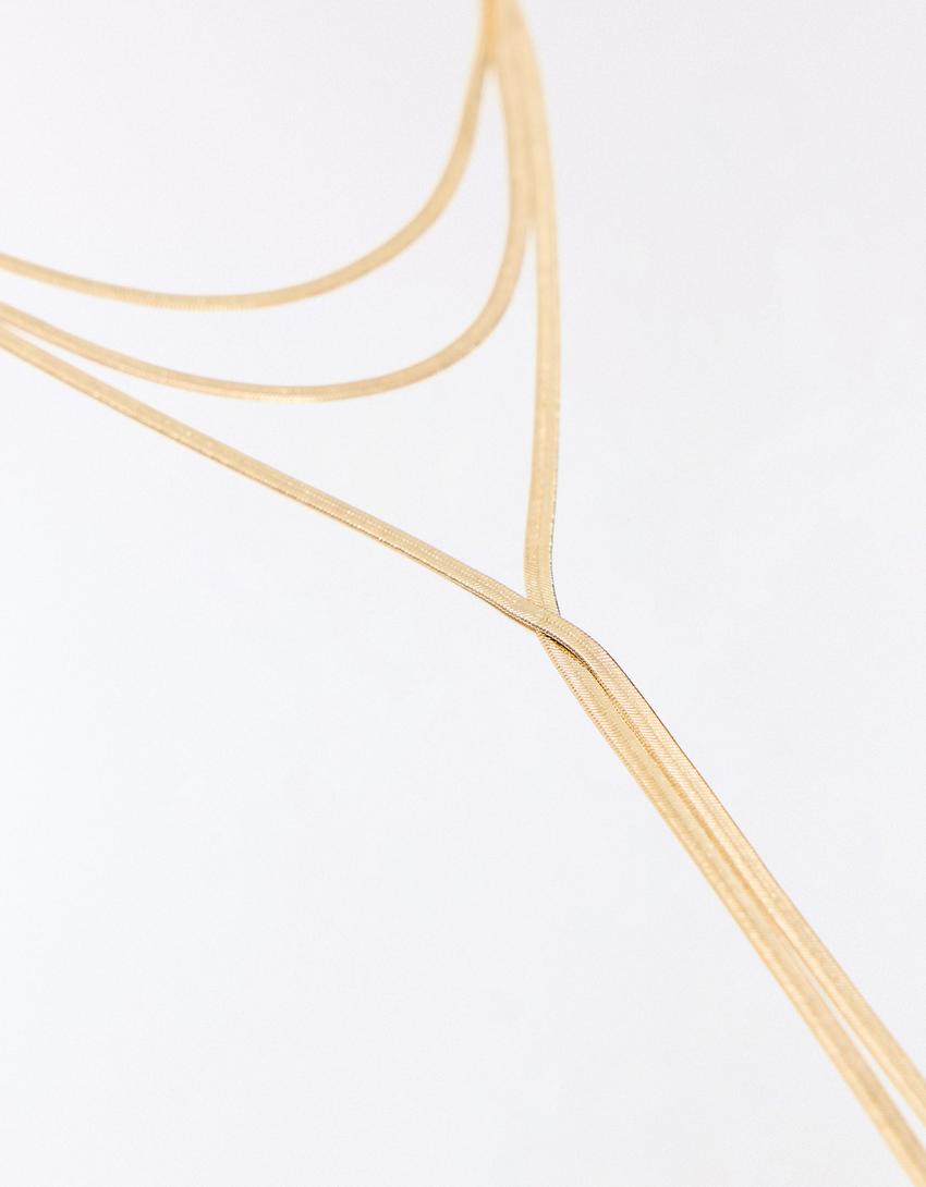 Collier multi-chaînes-Or