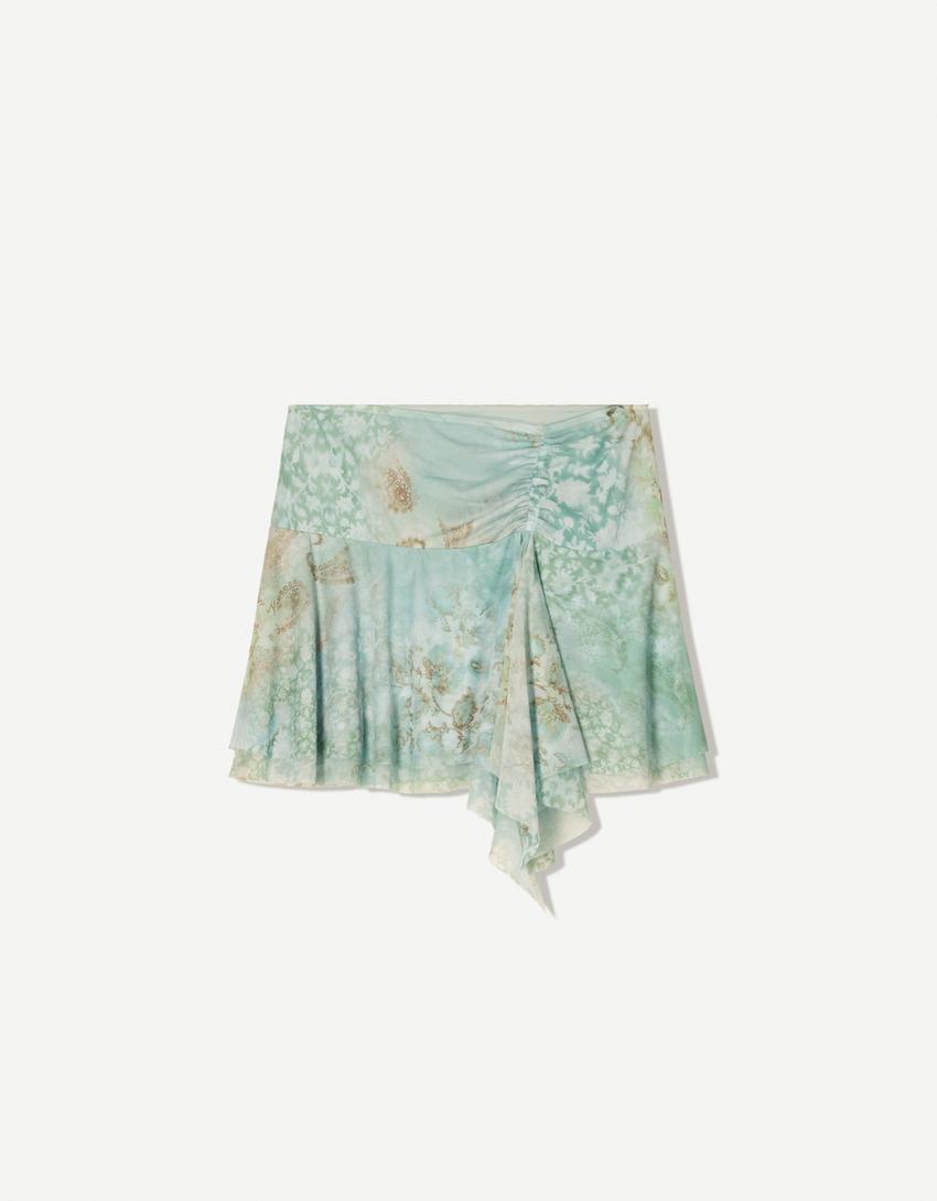Set top y falda print-Turquesa-6