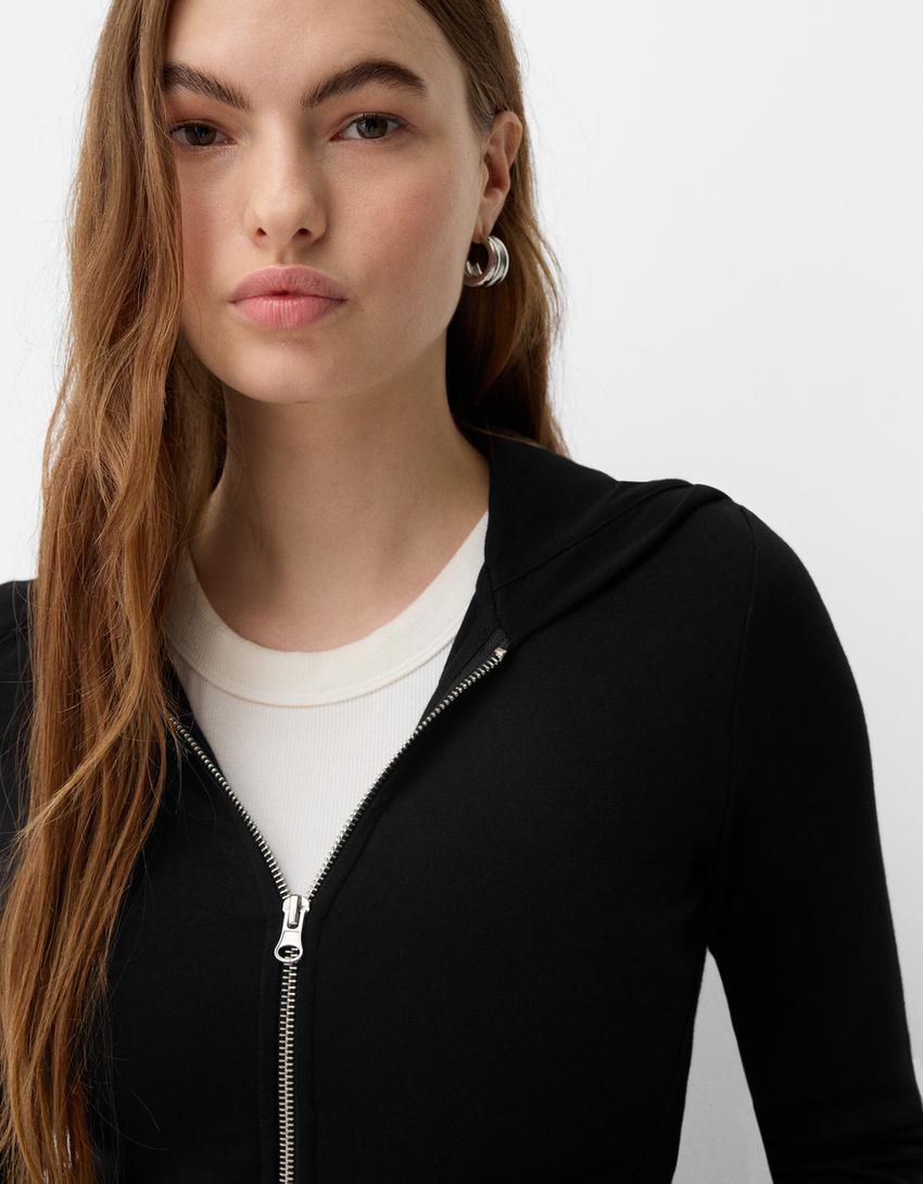 سويت شيرت بسحاب-أسود-2