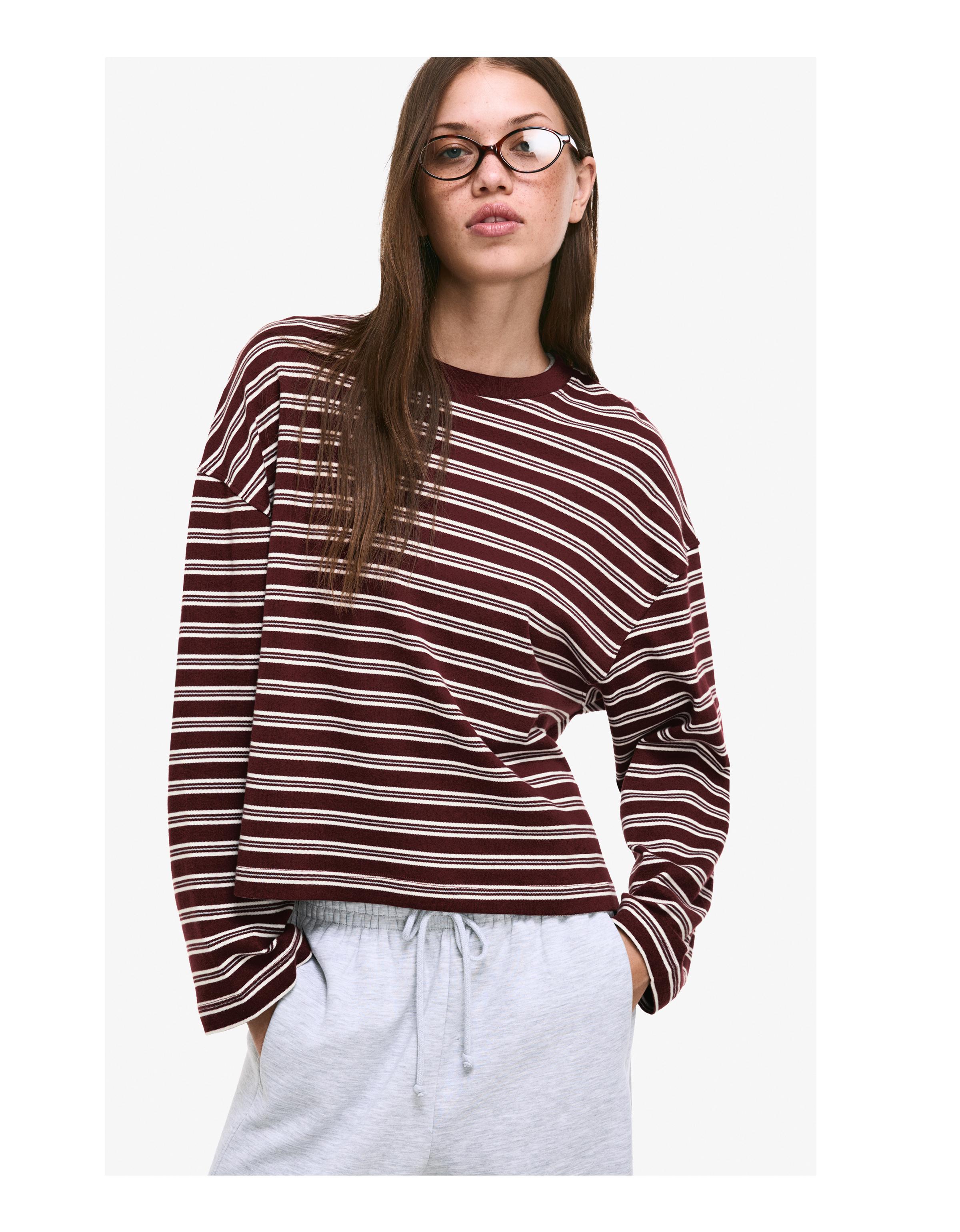 Uzun kollu baskılı tişört - Görsel 80