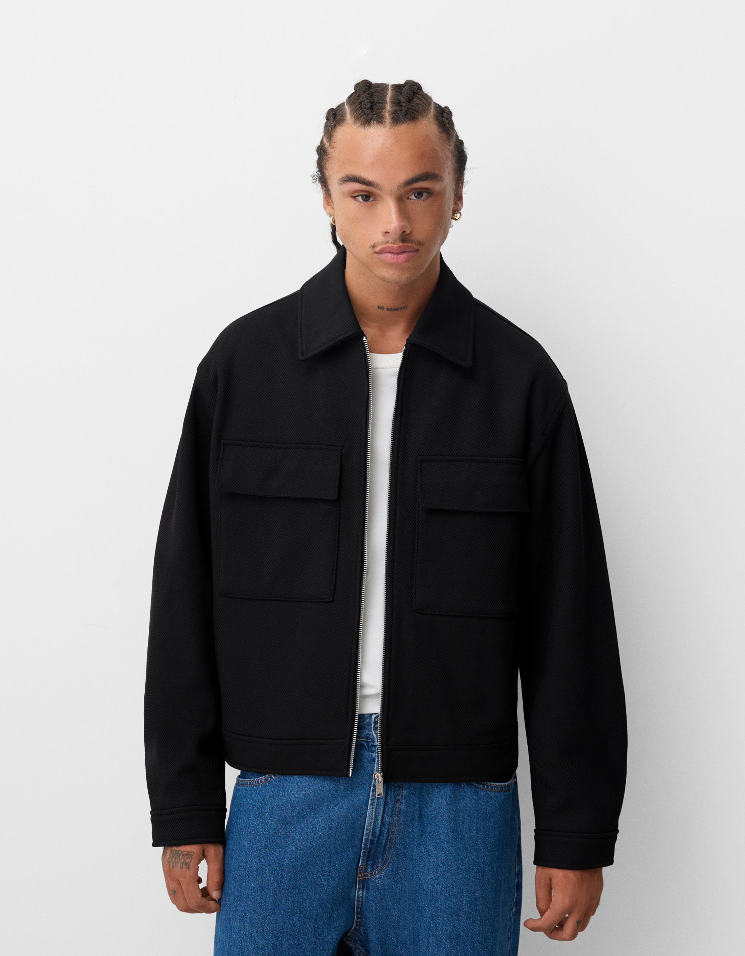 Veste poches Blousons et manteaux Homme Bershka