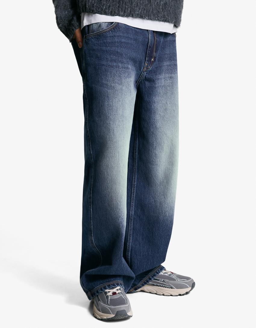 Jeans skate-Bleu