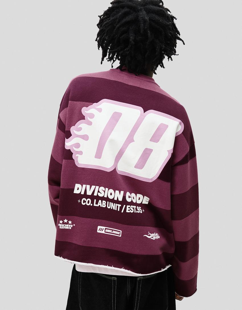 Dessuadora felpa estampat-Morat