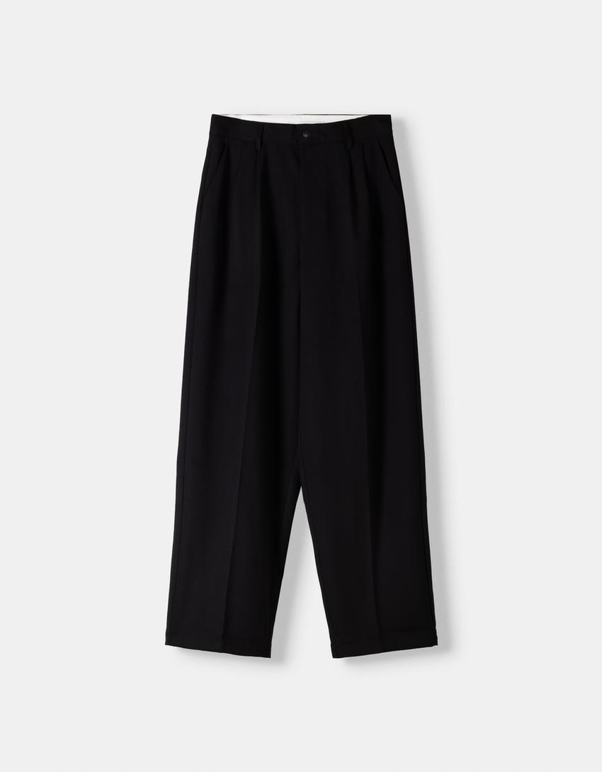 Tailored baggy pants - Men | Bershka