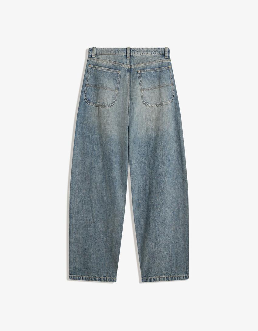 Jeans baggy balloon-Azul lavado-1