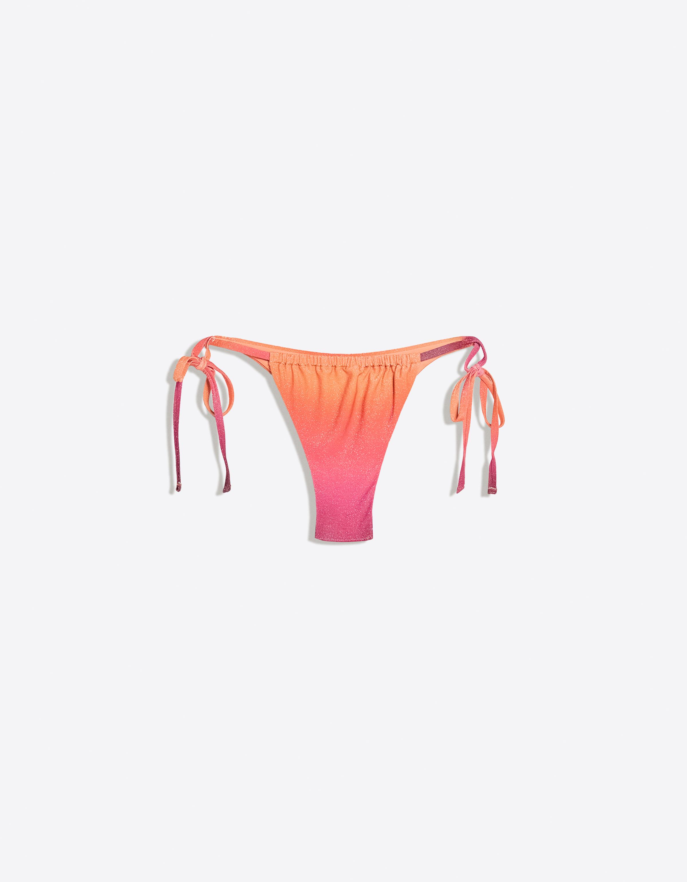 Tie bikini bottoms — Orange