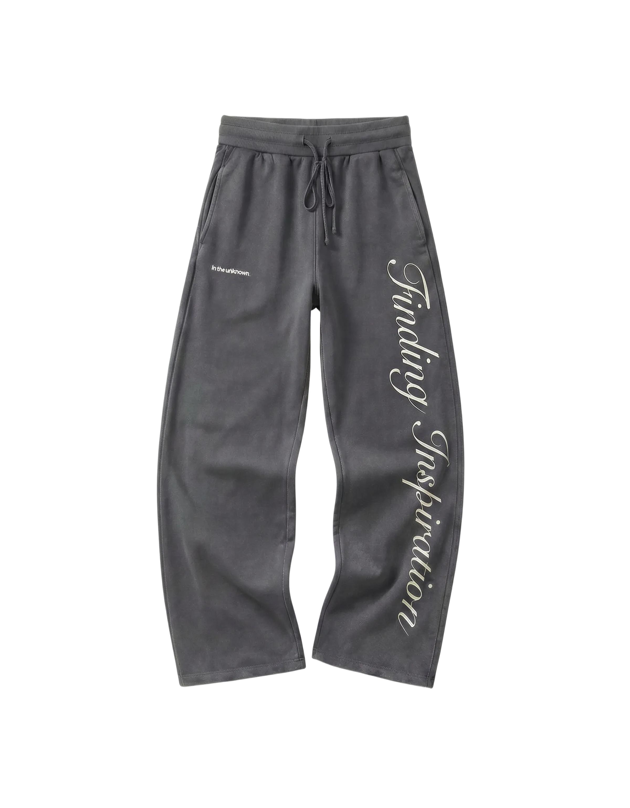 Baskılı barrel fit şardonlu eşofman altı - Görsel 18