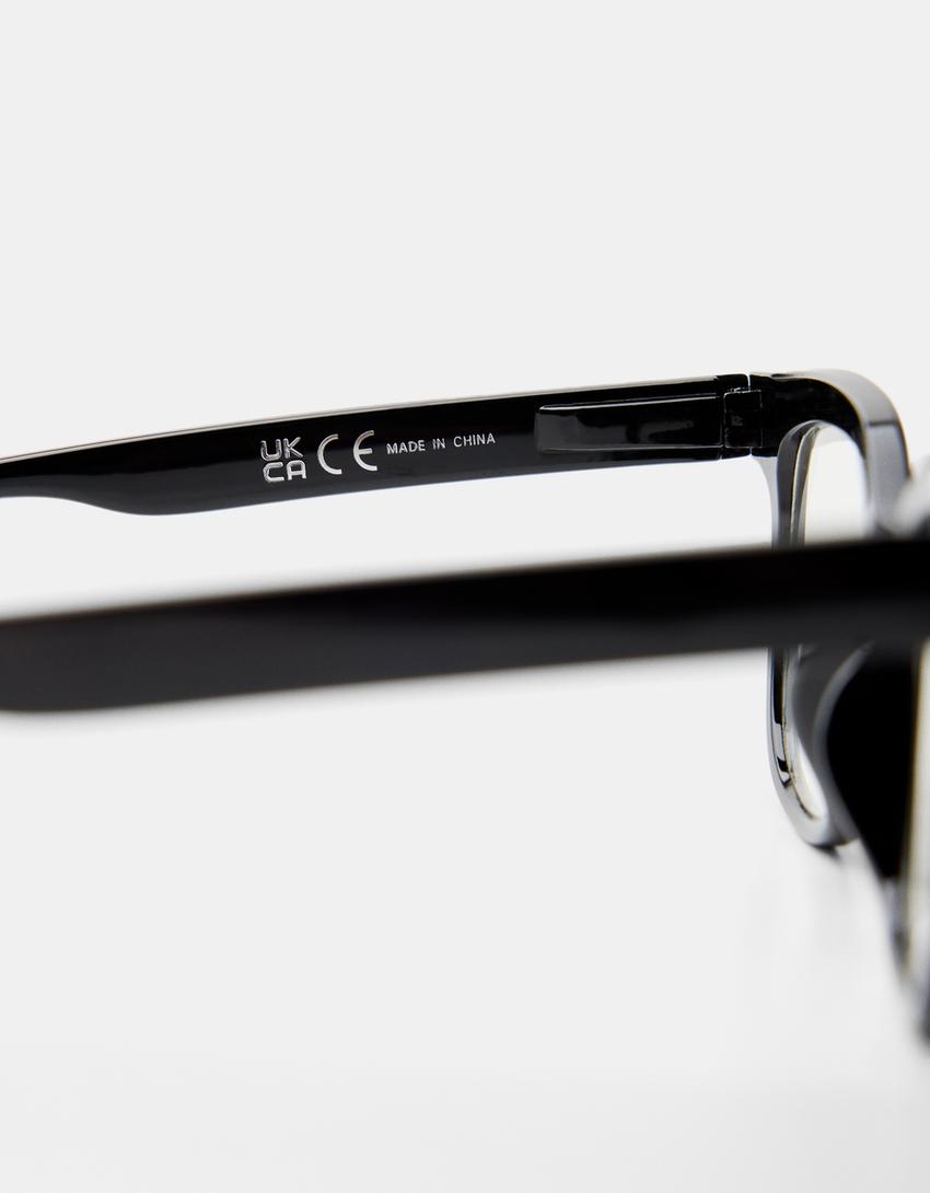 Resin sunglasses-Black-1