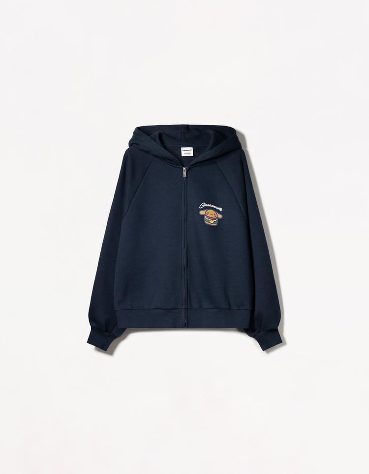Cinnamoroll zip-up hoodie