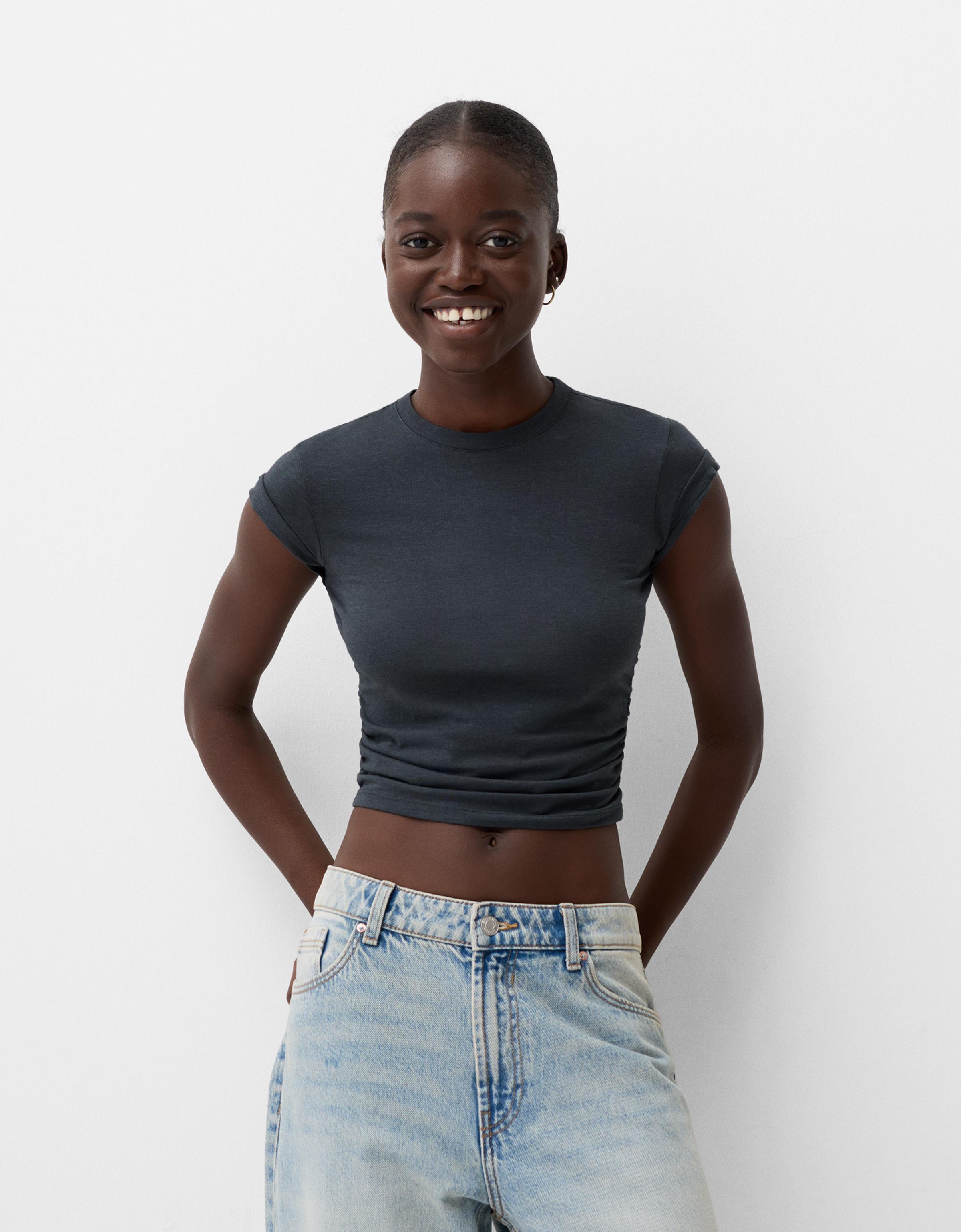 Bershka camisetas basicas mujer sale