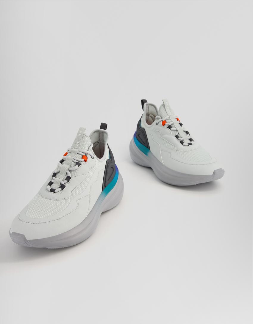 Sneakers pièces techniques-Multicouleur-3