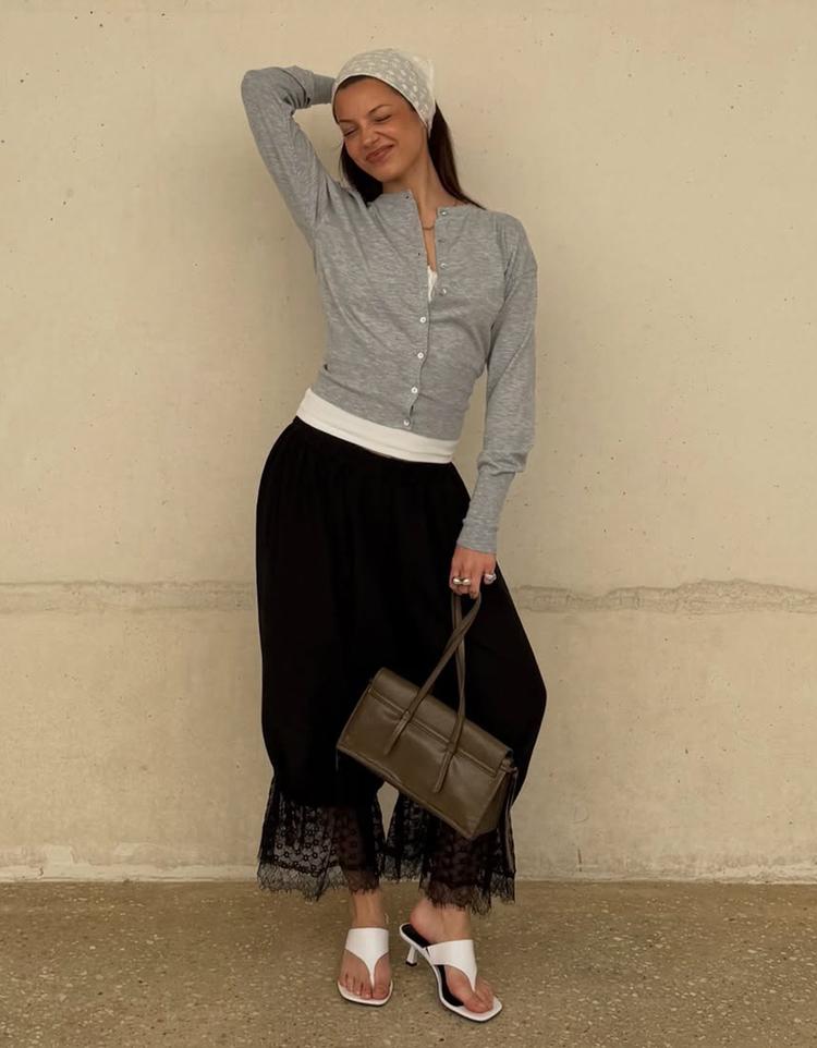 Şalvar paça lencero pantolon