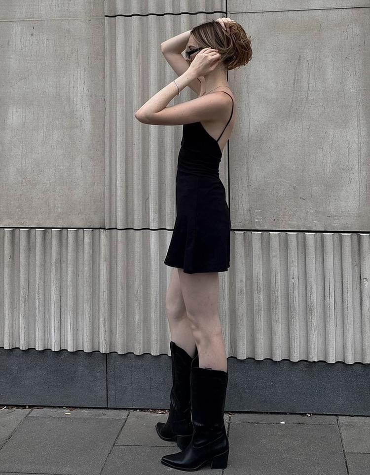 Strappy mini dress