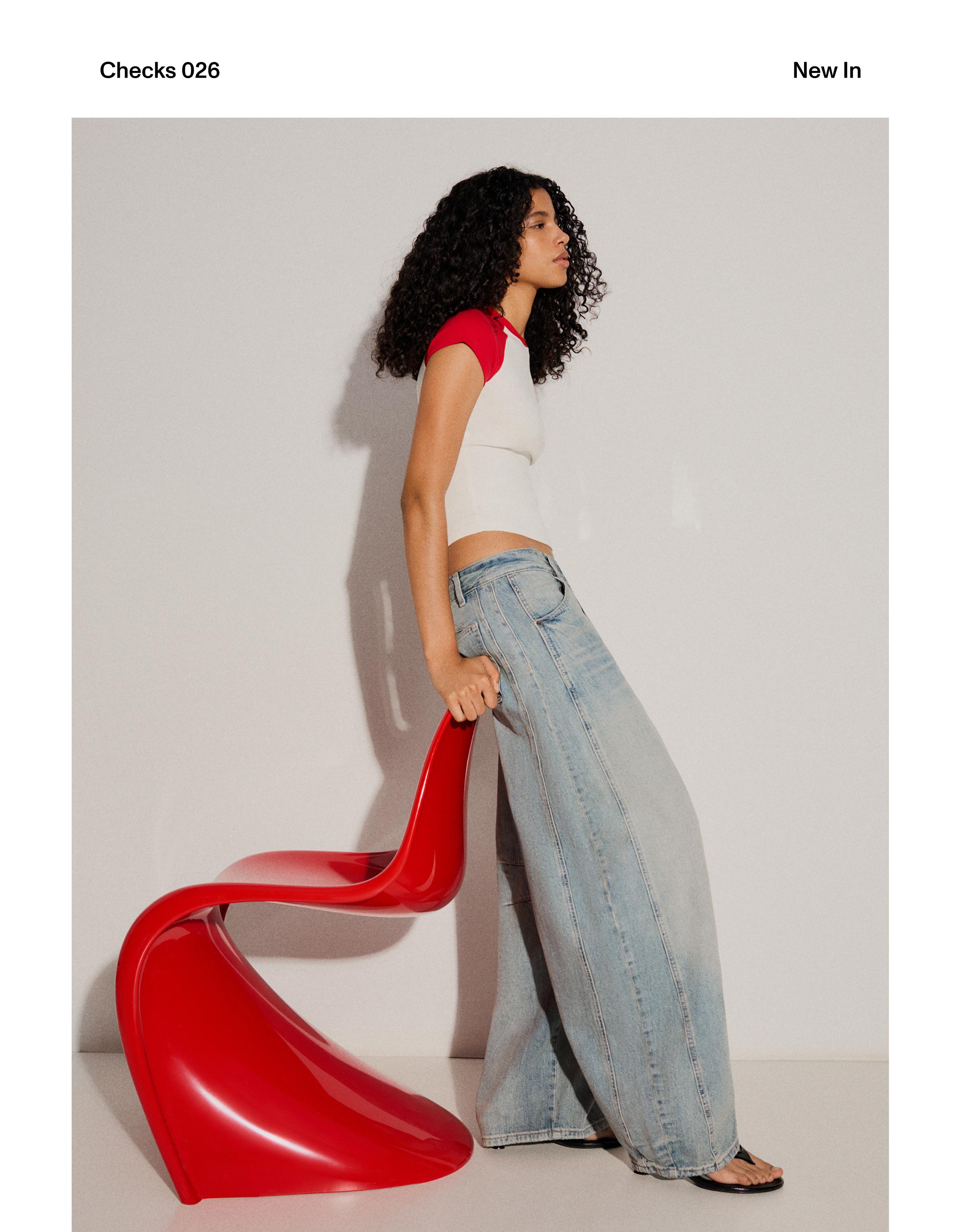 Barrel leg jeans — Light blue