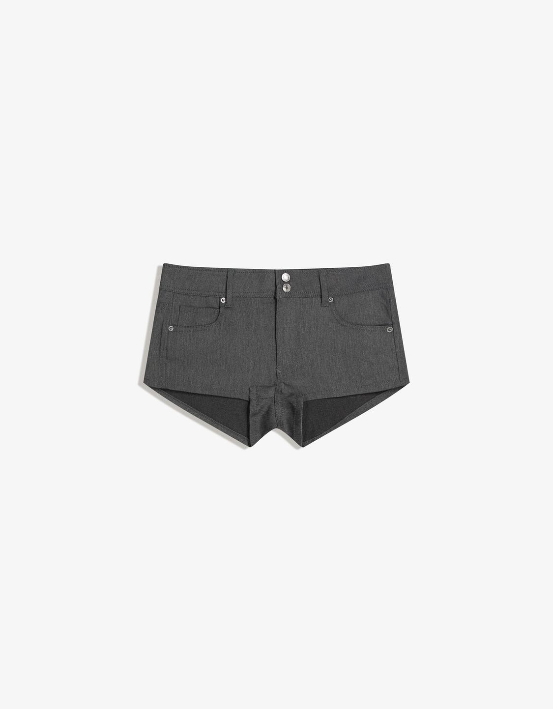 Mini tailored shorts