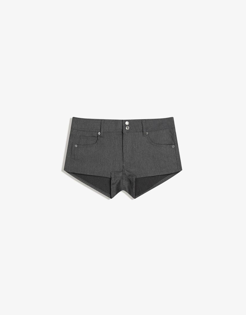 Elegáns minisort-Sötétszürke