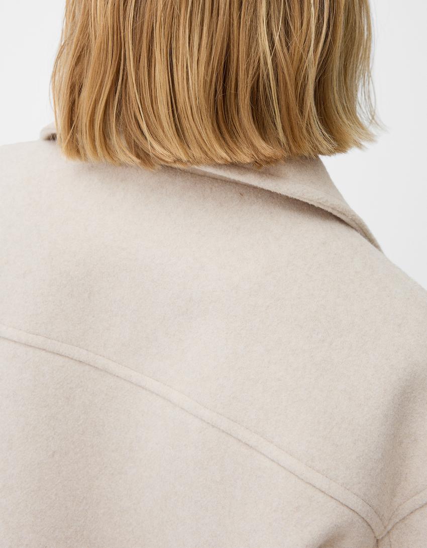 Soft cropped jack-Ecru-5