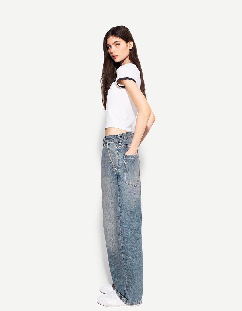 Skater jeans-Groen-1