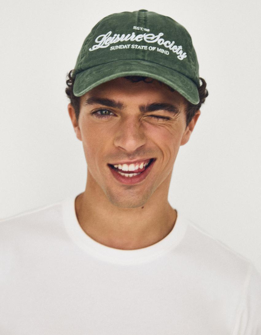 T-shirt côtelé slim fit-Blanc