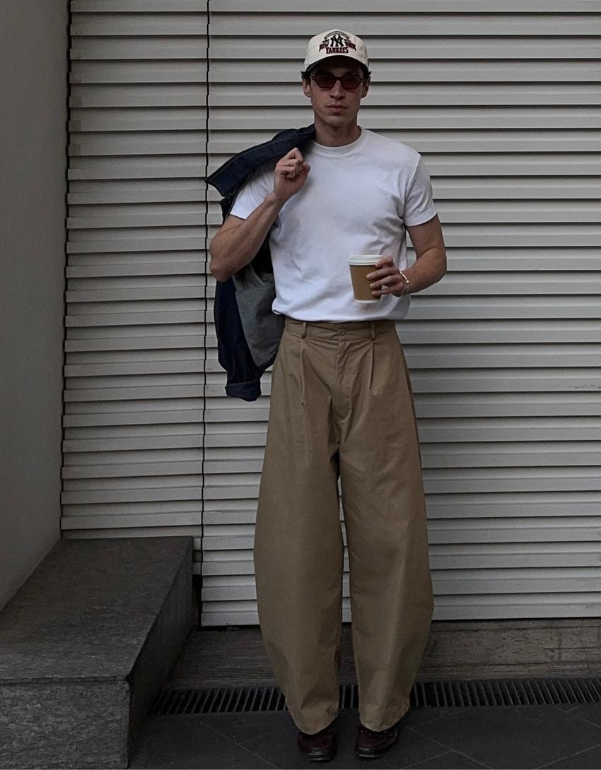 Regular fit tişört-Beyaz