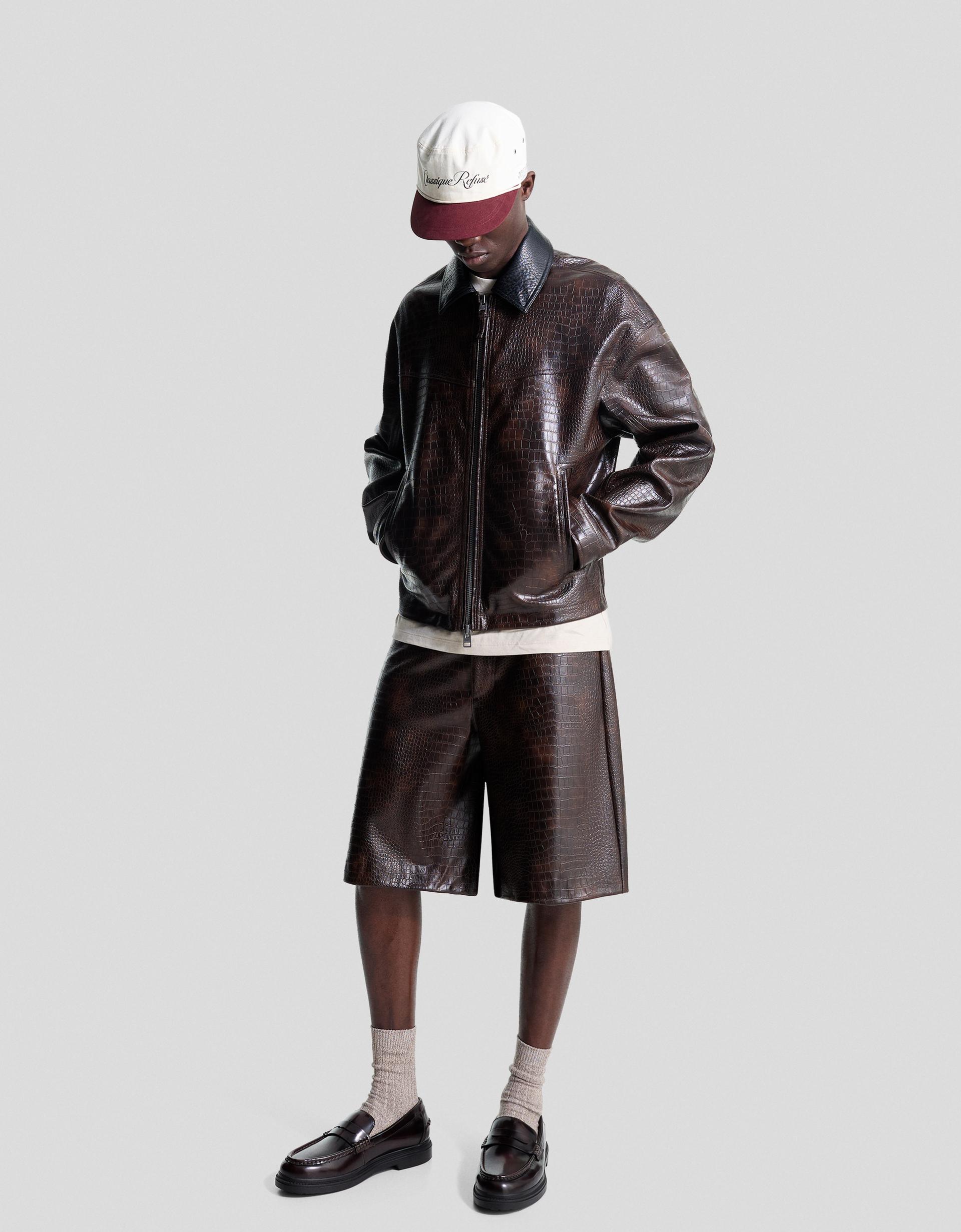 Leather effect jacket - Main Image