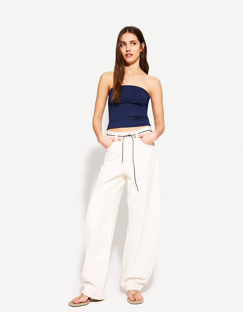 Bandeau-Top-Marinenblau-0