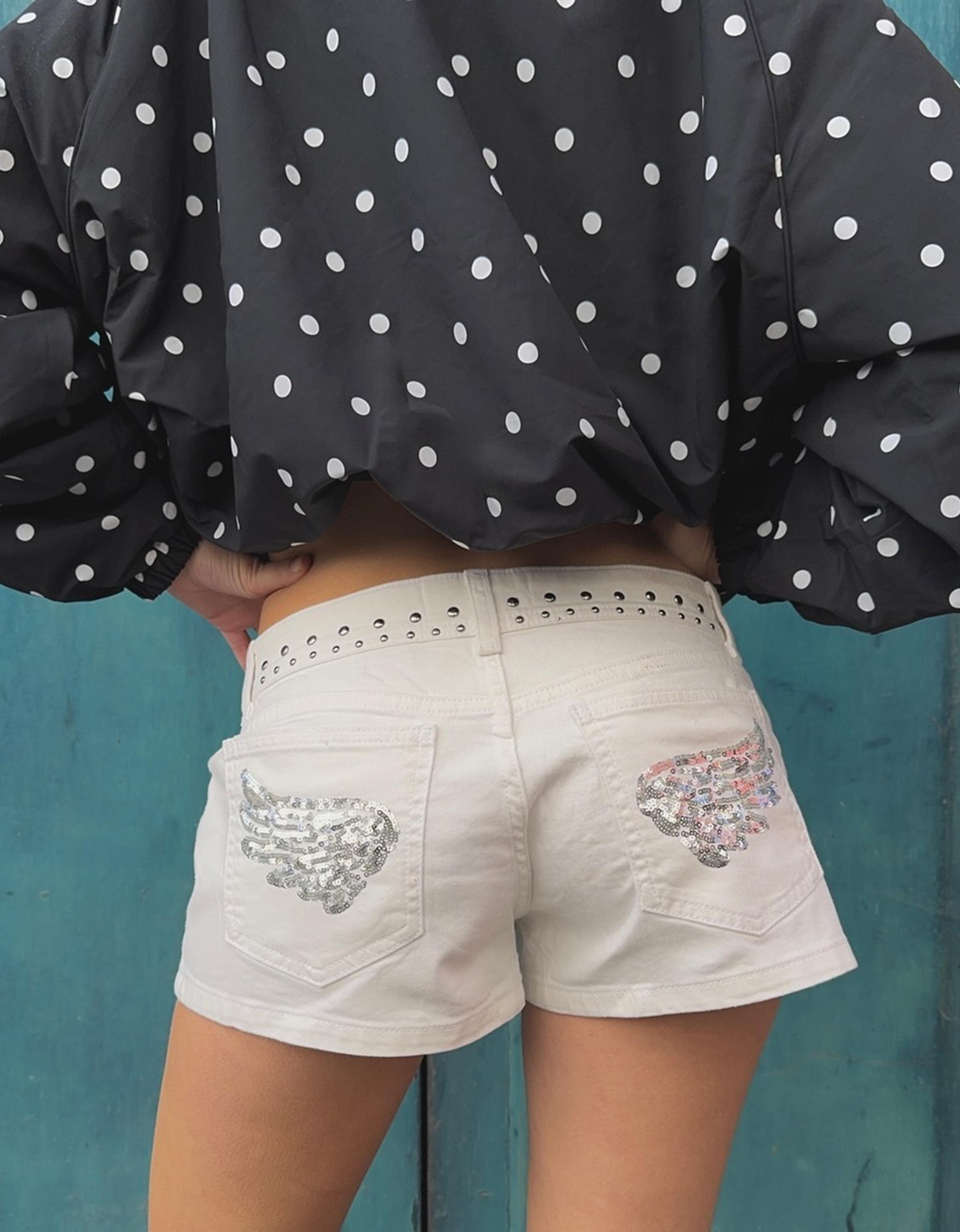 Zımbalı fitilli şort - Görsel 40