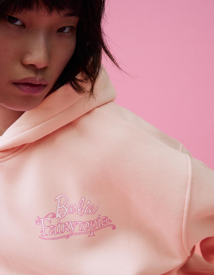 Sudadera Bibble capucha print-Rosa
