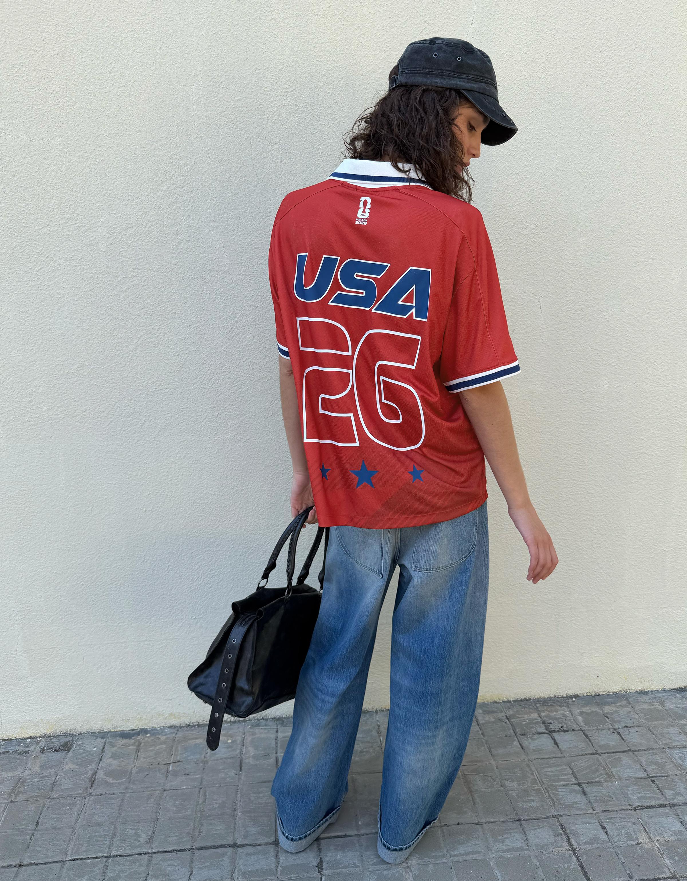 USA FIFA WORLD CUP™ short sleeve polo shirt — Red