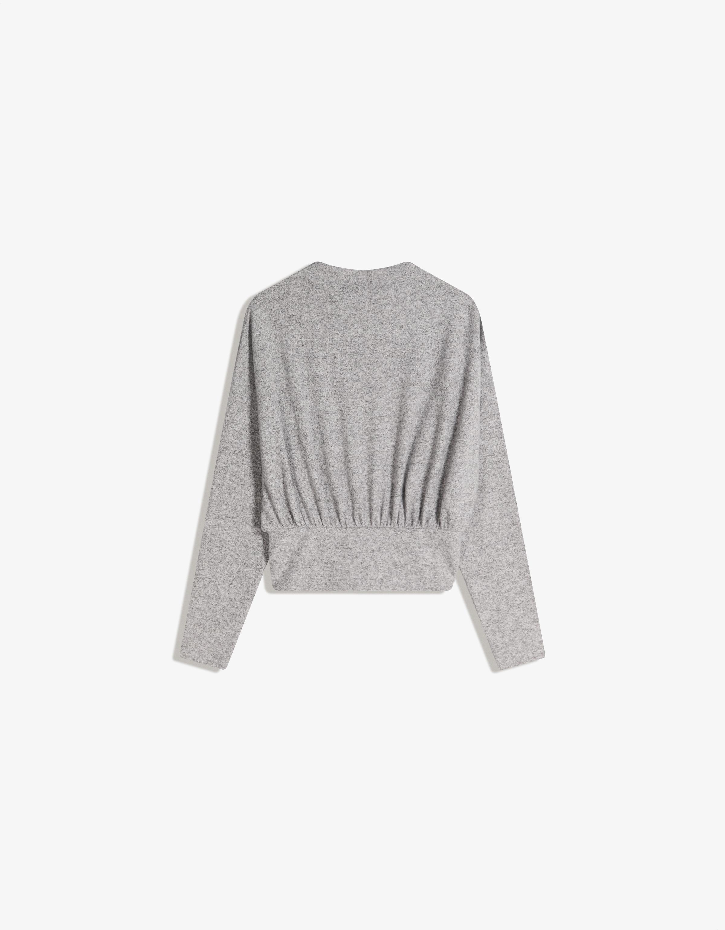 Mock neck jumper