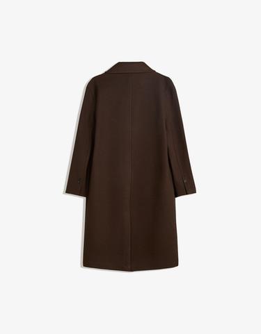 Soft-touch long coat — Brown 6