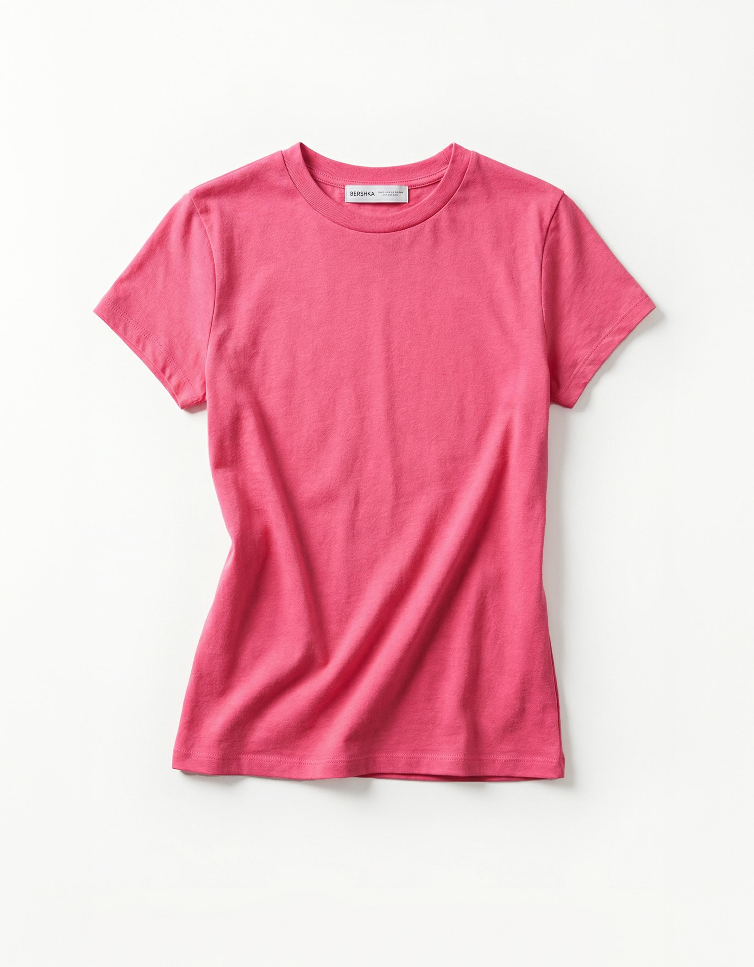 Kısa kollu bisiklet yaka tişört - Görsel 98