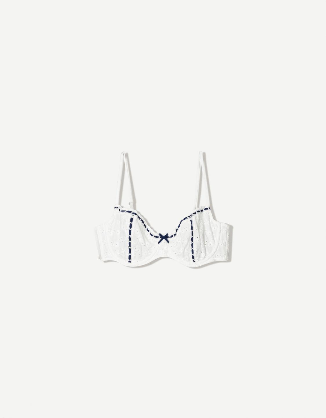 Swiss embroidery bra