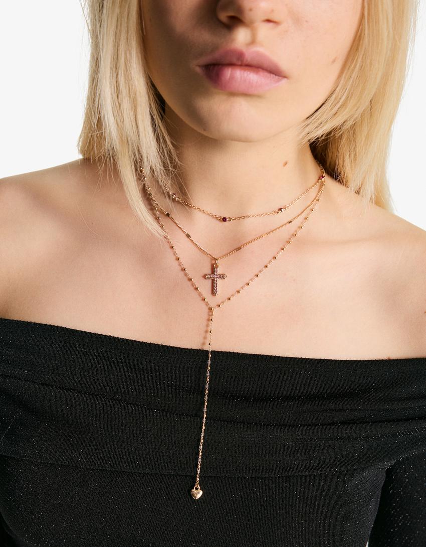 Pack 3 collares-Oro