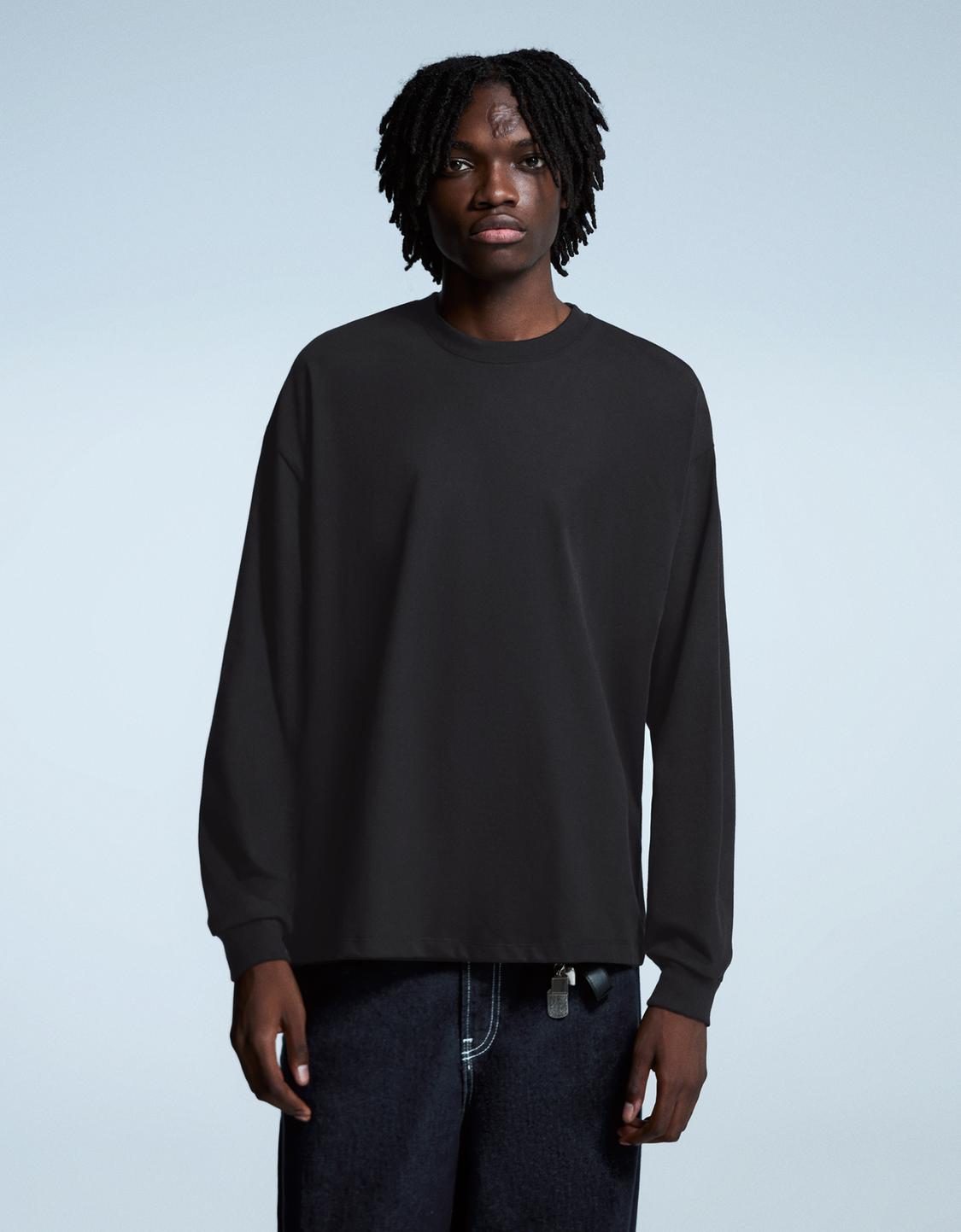 Long sleeve boxy fit T-shirt