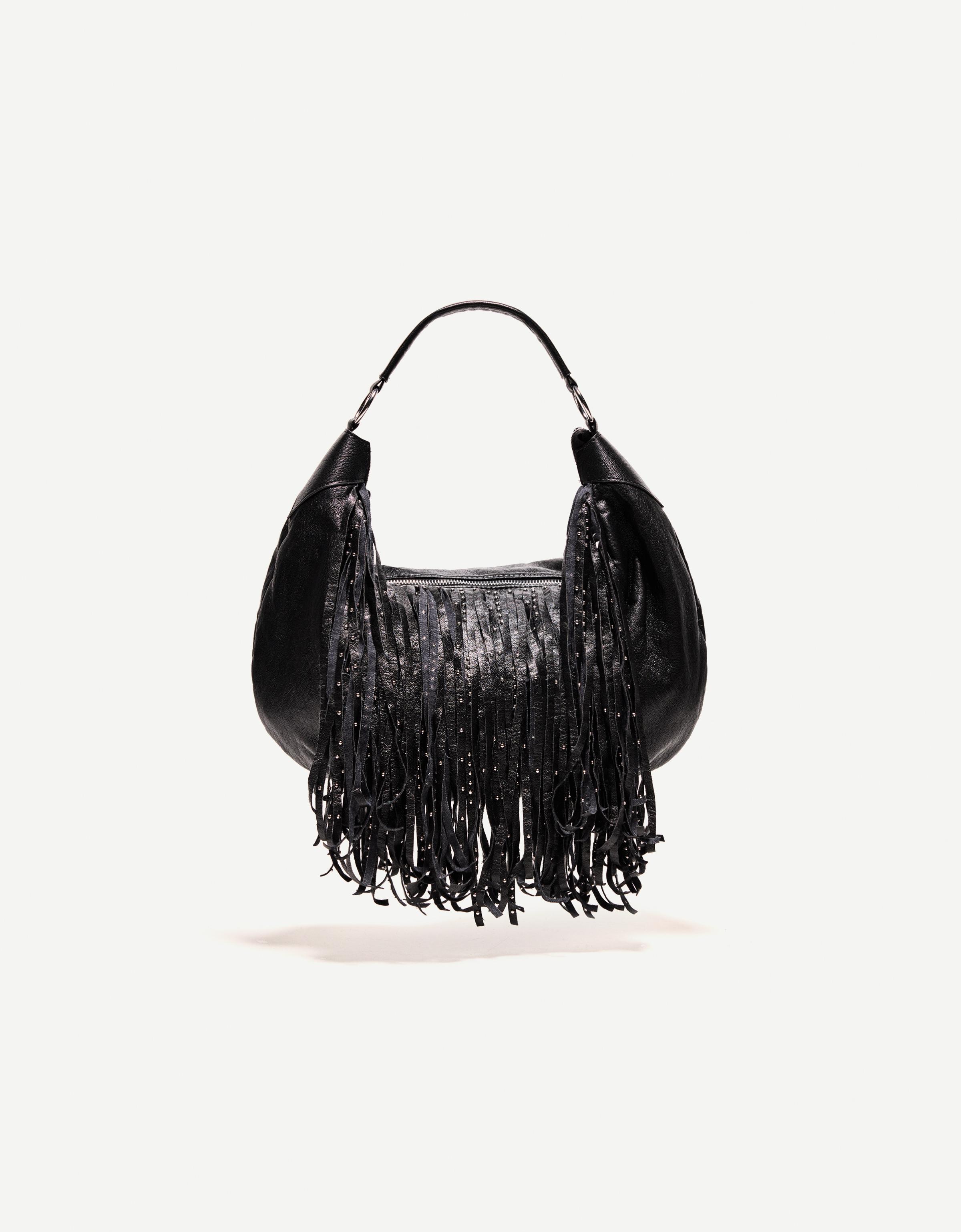 Bershka Tasche Mit Schlangenmuster Damen Schwarz