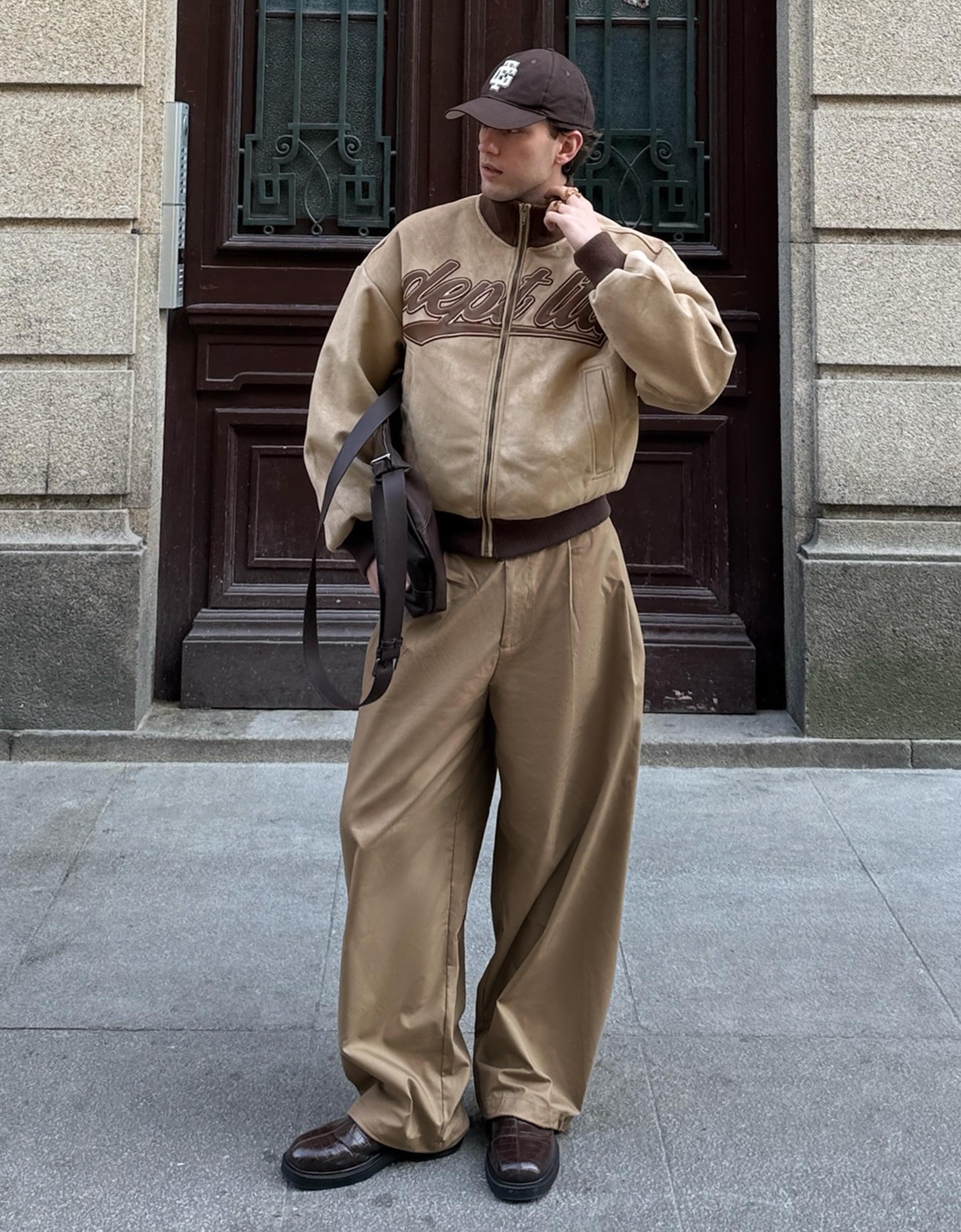 Süet görünümlü ceket - Görsel 2