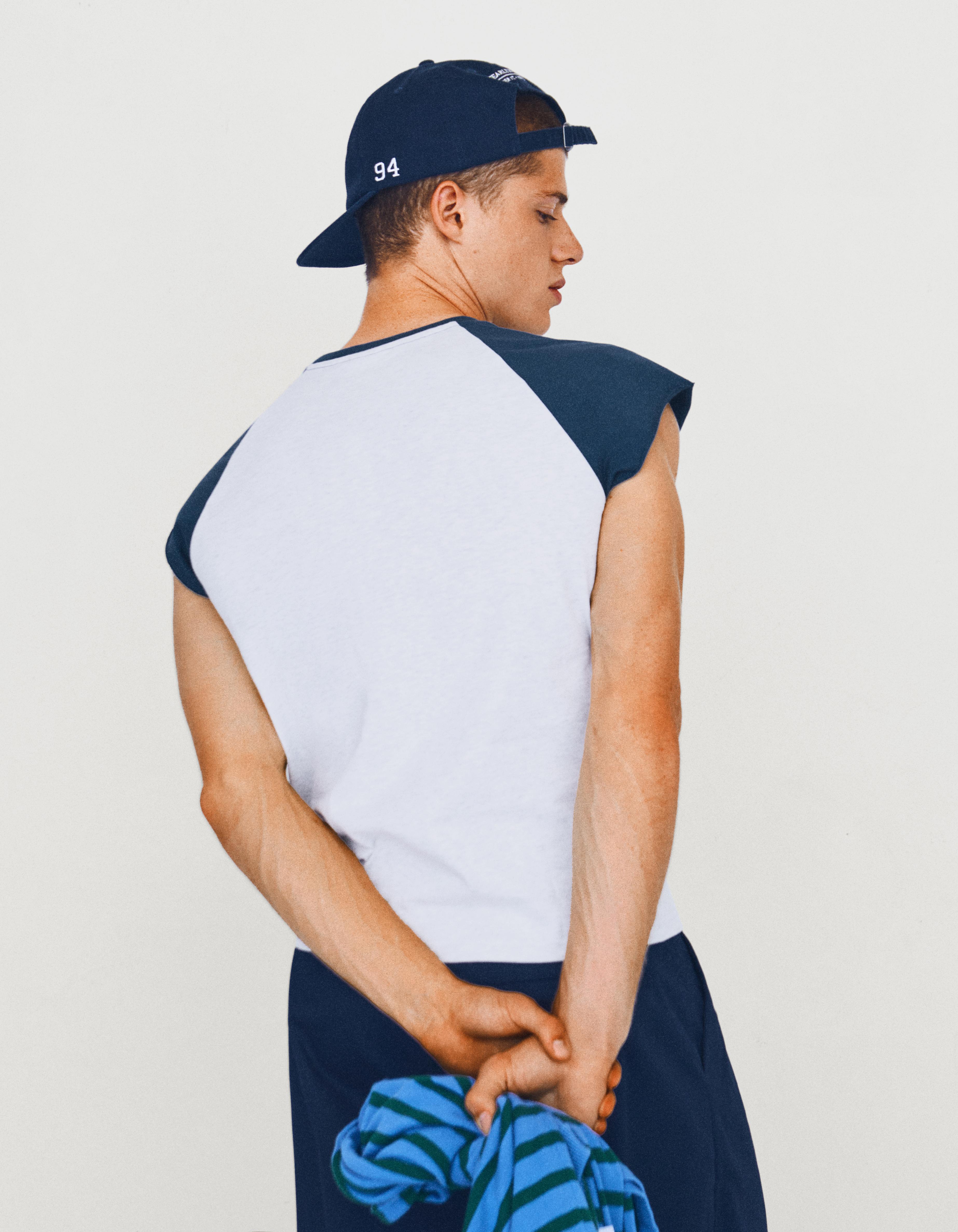 Short sleeve raglan T-shirt — Grey
