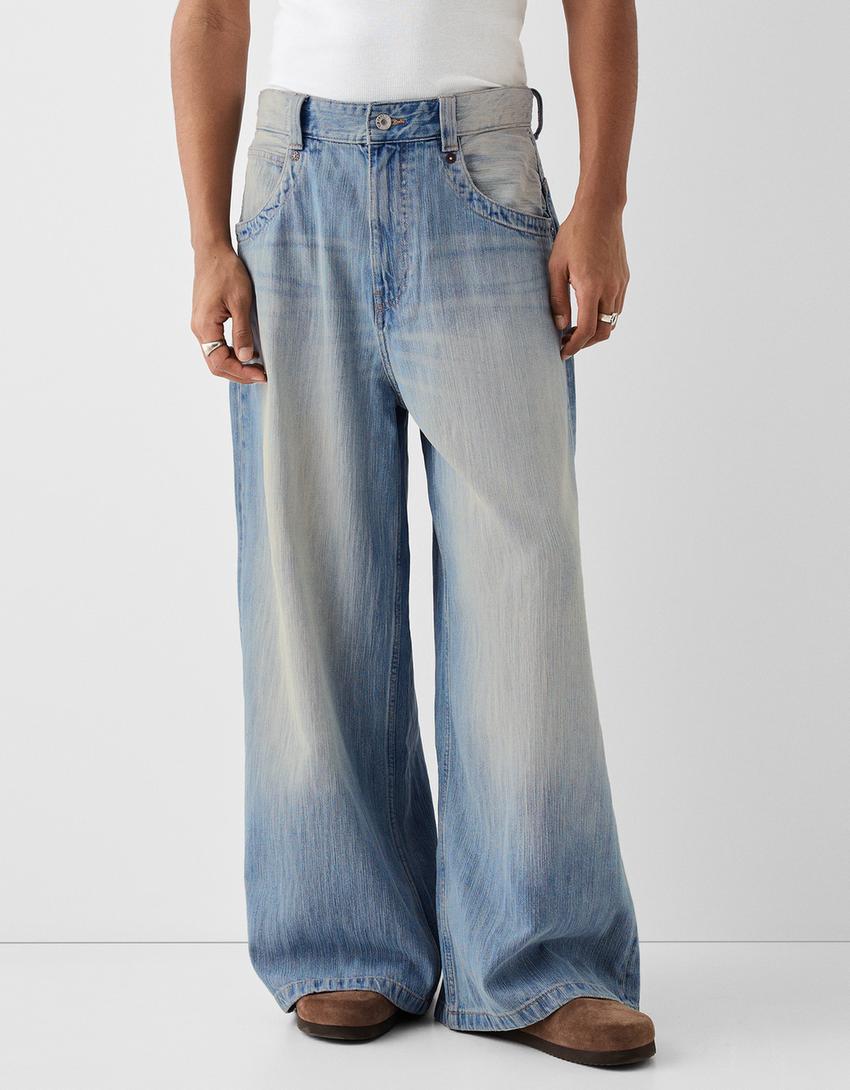 Jeans mega baggy-Azul claro-1
