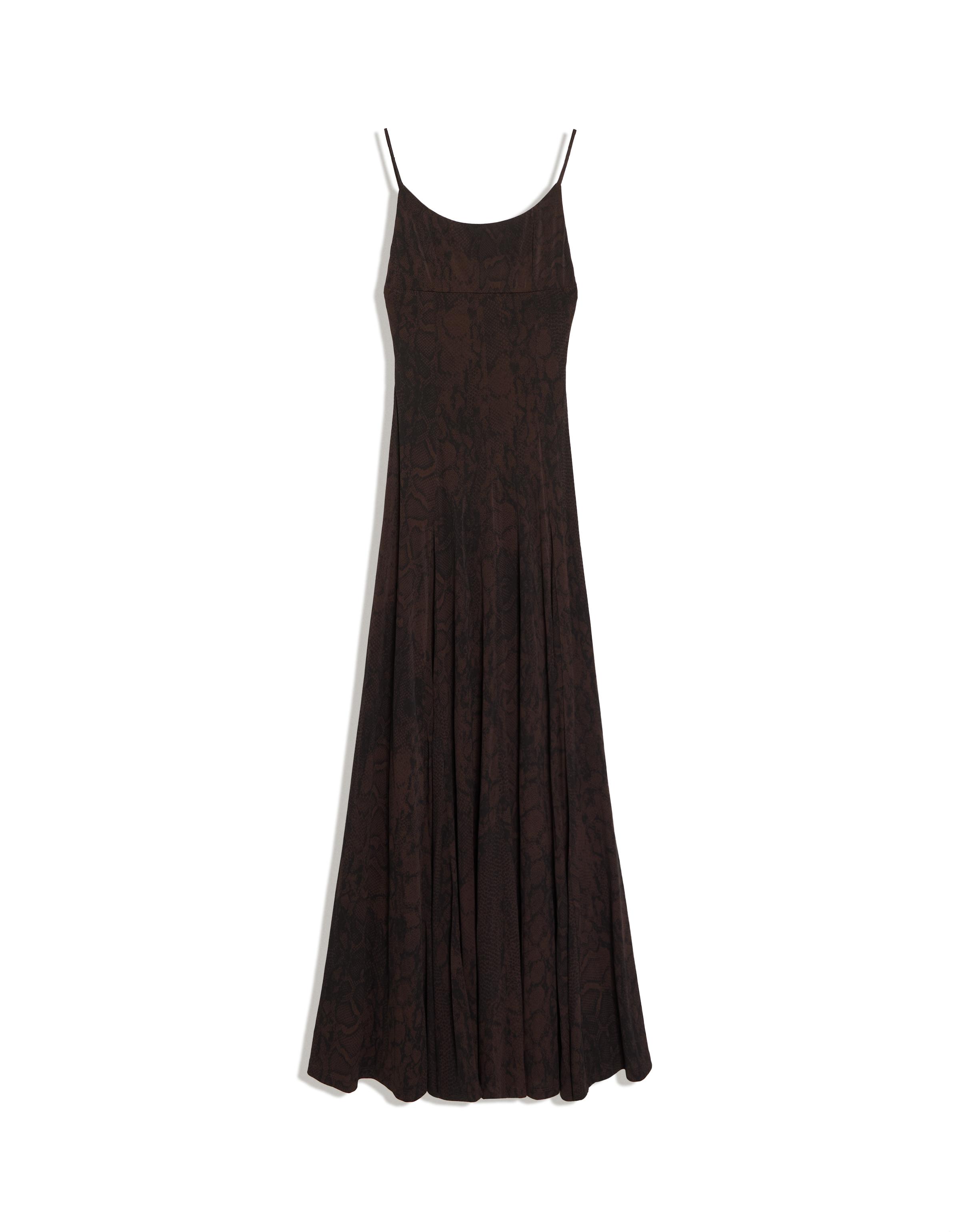 Long strappy dress — Brown