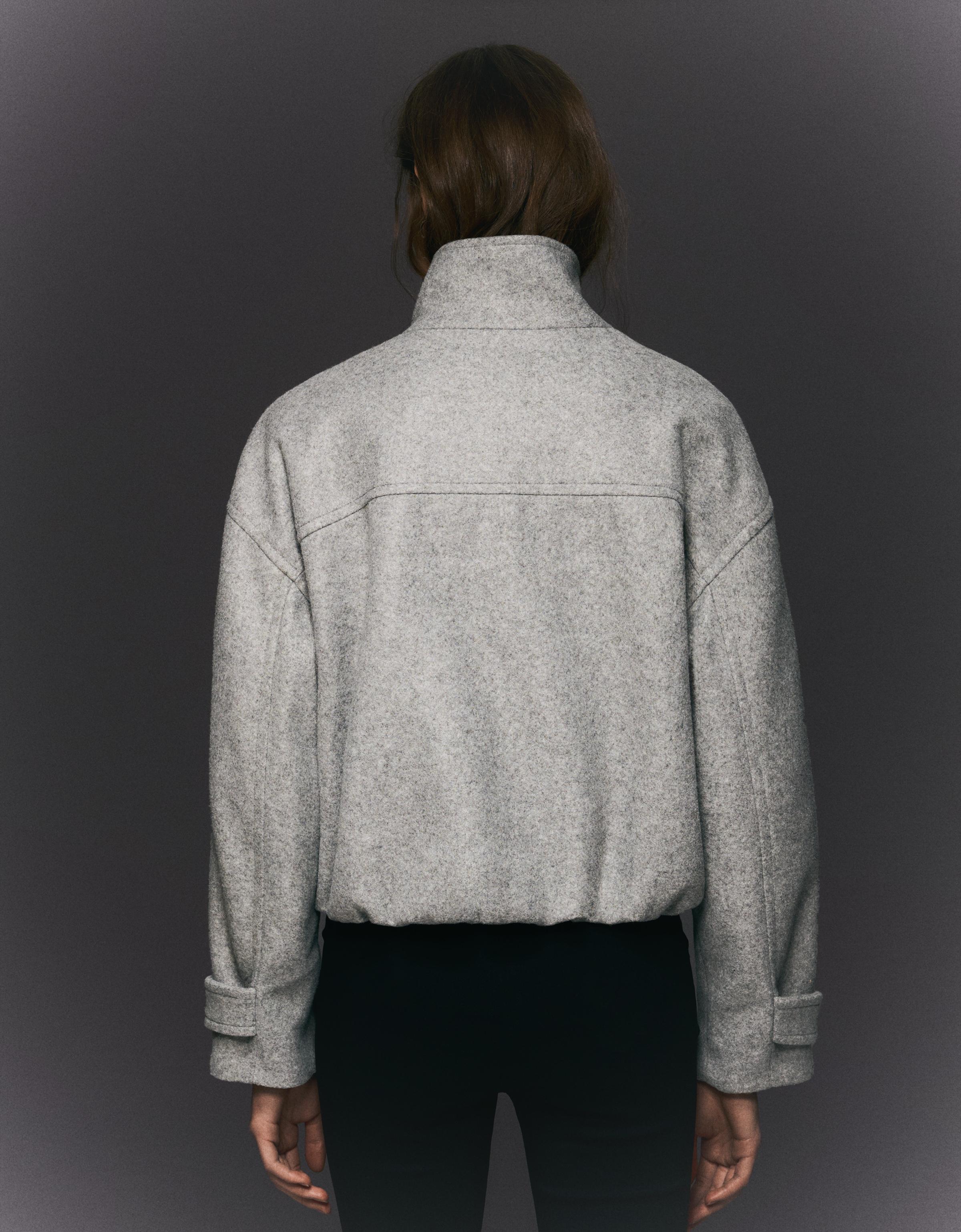 Soft touch jacket — Grey
