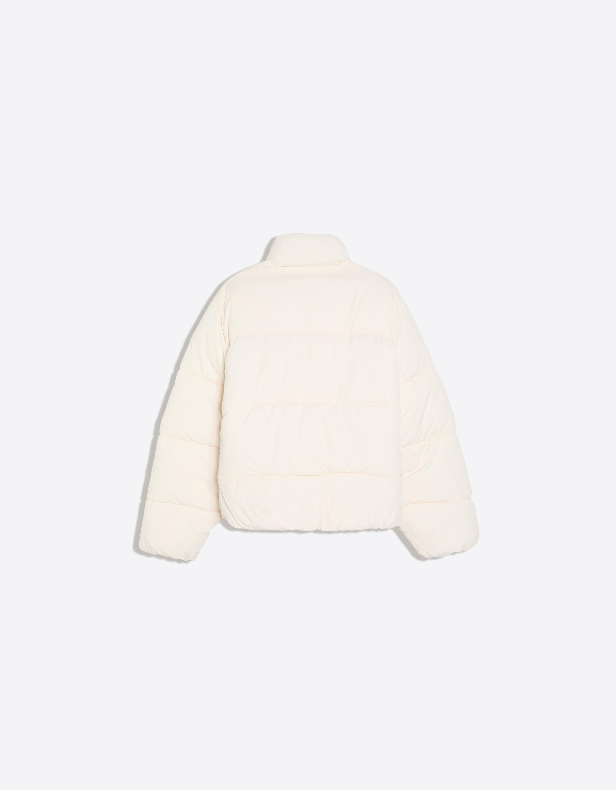 Water-repellent padded jacket — Cream